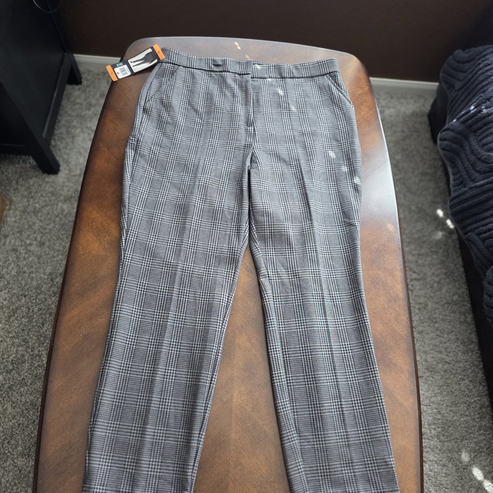 Banana Republic Gray Plaid Women's Pantsuit
